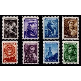 1948 - Sovjetunionen - AFA 1222-29 - Frimærke - Postfrisk.